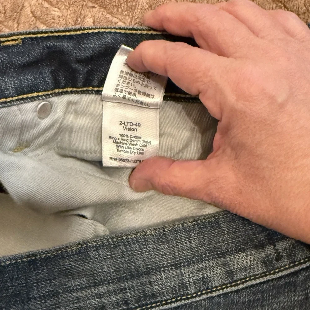 Paper Denim & Cloth Womens 33X36 Jeans Model 38948 Flare Leg Cottagecore Western - Picture 10 of 10